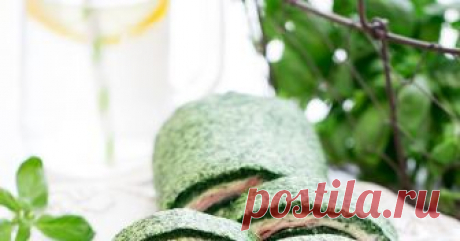 Спаначено руло с крем сирене Philadelphia с билки и шунка / Spinach Roll with Ham and Philadelphia Cream Cheese with Herbs