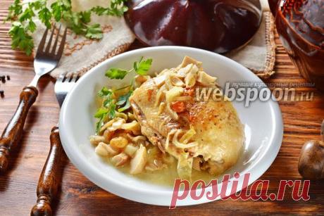 Жаркое из курицы с грибами и изюмом рецепт с фото, как приготовить на Webspoon.ru