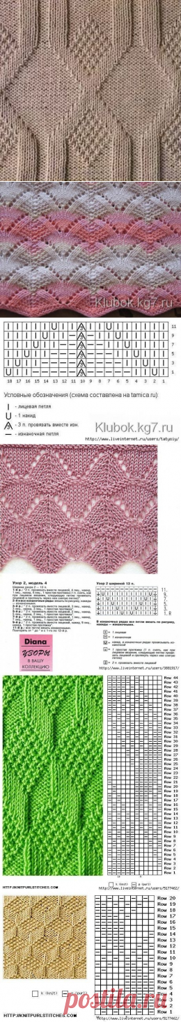 Узоры спицами