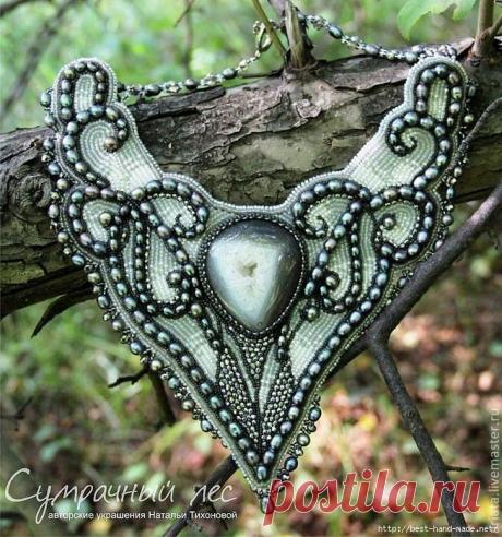 (6) Bead embroidery | Bead embroidery necklace | Бисер и Вышивка