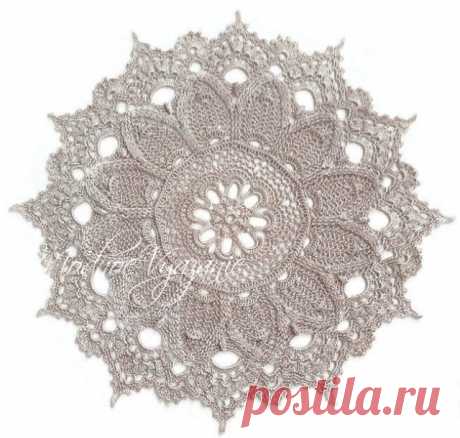 Красивые салфетки крючком - Crochet - Modnoe Vyazanie
