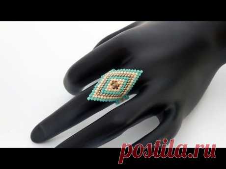 TheHeartBeading: Passo a Passo Anel em Brick Stitch