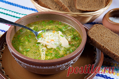 Зама из курицы с рисом - Супы, борщи, чорбы, замы