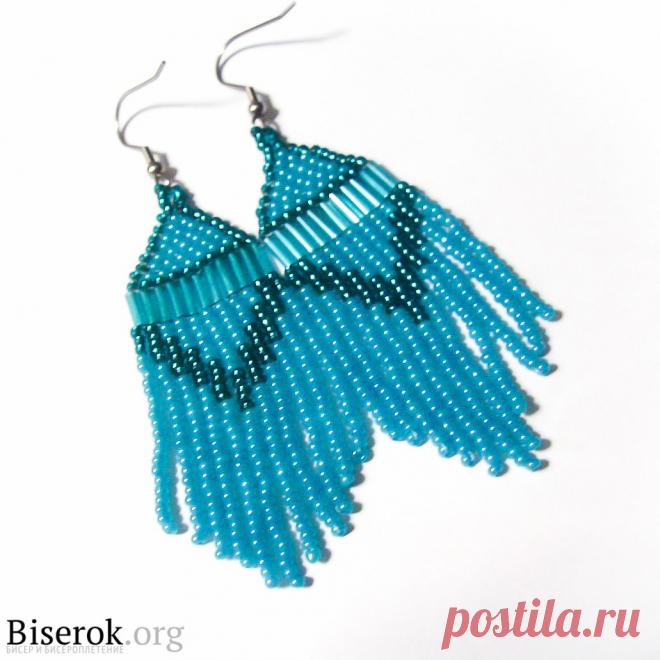 Серьги-кисти / Серьги / Biserok.org