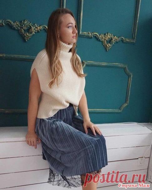 Модный жилет - Вязание - Страна Мам