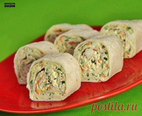 20 начинок для рулета из лаваша | Хитрости Жизни