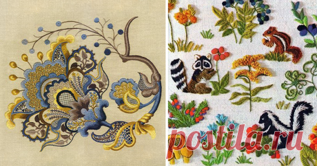 Якобинская вышивка, крюил, художественная гладь: расставляем точки над «i» Красота якобинской вышивки: диковинные плоды, яркие цветы, фантазийные птицы — завораживает. Давайте разбираться, как все это возникло. Итак, как правило, дается такое определение: якобинская вышивка — это разновидность вышивки шерстью или вышивки крюил (crewel, crewelwork). То есть, все началось с вышивки шерстью, которая появилась более тысячелетия назад, это — один из видов декоративной…