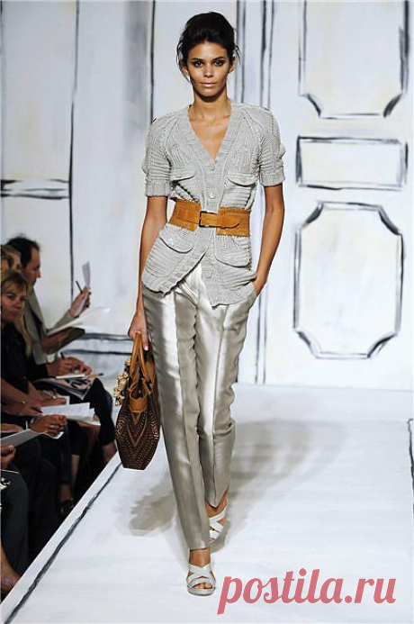 Кардиган Safari от Oscar de la Renta.