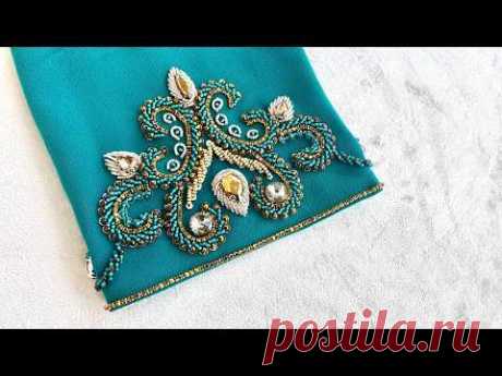 The secret of professional embroidery to beautify the sleeves of your clothes