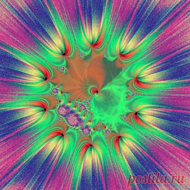 Фрактал, сделан в программе Fractal Explorer