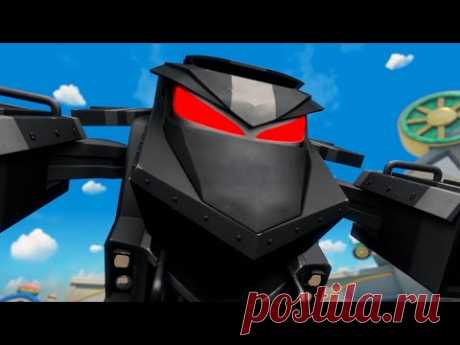 Роботы-поезда - Злой Дюк - ПРЯМАЯ ТРАНСЛЯЦИЯ - Мультик для детей про паровозики