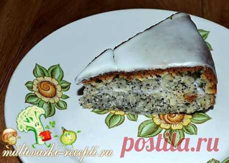 Маковый пирог в мультиварке: рецепт приготовления
