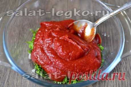 Соус для шашлыка с кинзой и томатной пастой, армянский