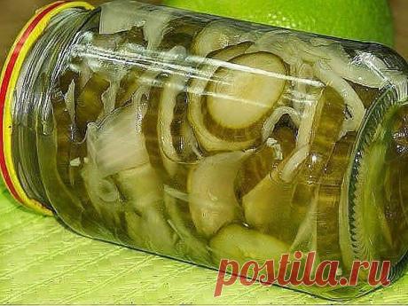 Огуречный салат без стерилизации..