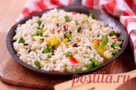 Рис с овощами - рецепт с фото