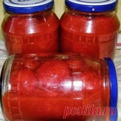 Помидоры в собственном соку — рецепт на века!