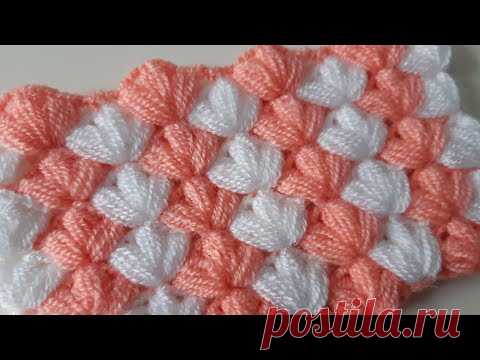 Легкая вязка для детского одеяла и волокна