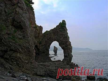 Охотское море.