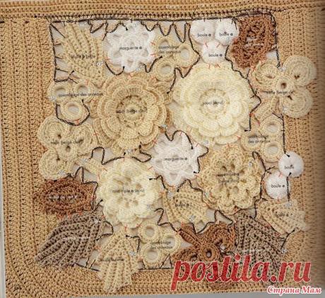 Красивая вязаная сумка-ирландка. Из японской книги. Подробнейший мастер-класс.