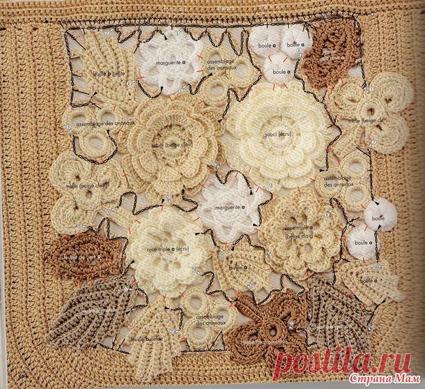 Красивая вязаная сумка-ирландка. Из японской книги. Подробнейший мастер-класс.