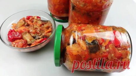 АДЖАПСАНДАЛИ ВКУСНАЯ ЗАГОТОВКА!!Аджапсандал На Зиму/Просто и очень вкусно!Баклажаны рецепты /Быстрый рецепт/Салат из баклажанов |  Украсить стол  | Дзен