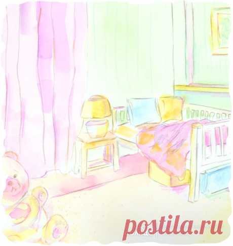 Детская именная сказка | Интерьер | Акварель | Лес Солнца | Lessolnca.ru