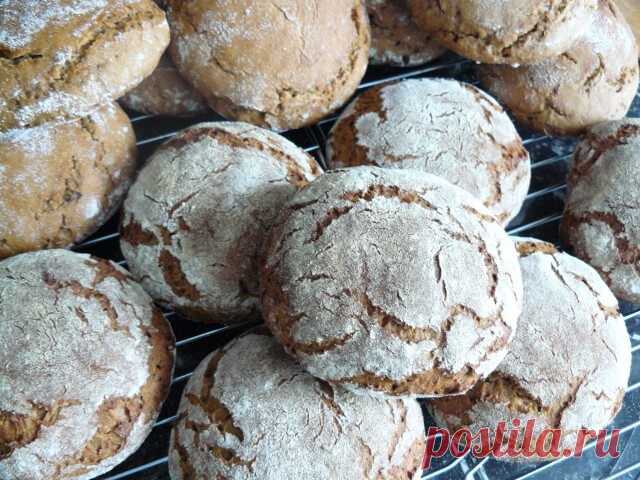 Ржаные булочки без дрожжей