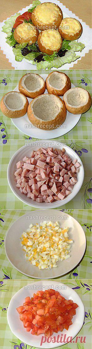 Булочки фаршированные. Пошаговый фото-рецепт | Наш Рецепт. Вкусные рецепты