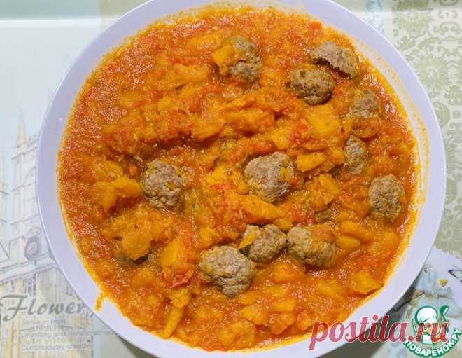 Фрикадельки в тыквенном соусе – кулинарный рецепт