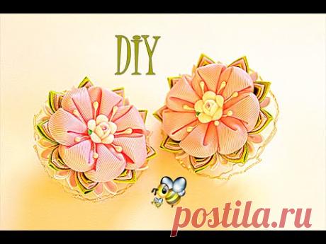 🌺Цветы из Лент | Канзаши Мастер- Класс | DIY
