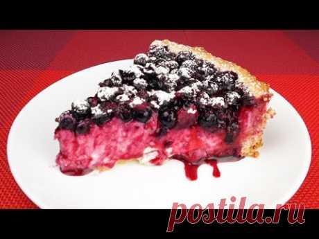 Творожный пирог  с чёрной смородиной | Cheesecake with black currant