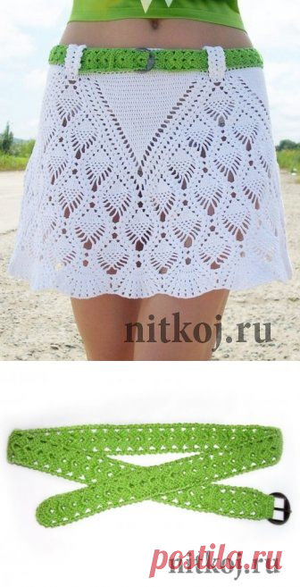 Юбка крючком » Ниткой - вязаные вещи для вашего дома, вязание крючком, вязание спицами, схемы вязания