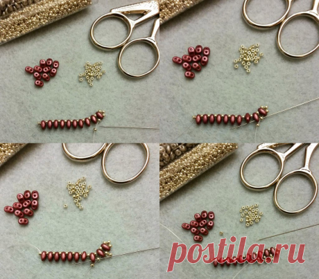 Стильный браслет из бисера и бусин — DIYIdeas