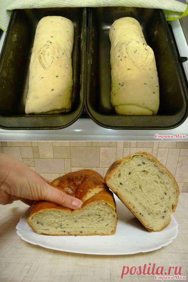 Хлебушек, рулетный с разными добавками - Страна Мам