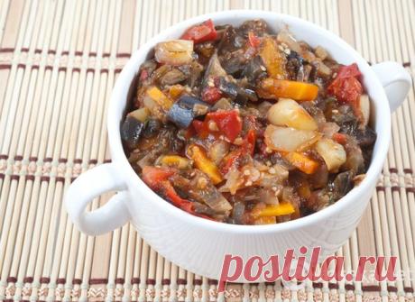 Баклажаны на зиму: рецепт нежной закуски с болгарским перцем