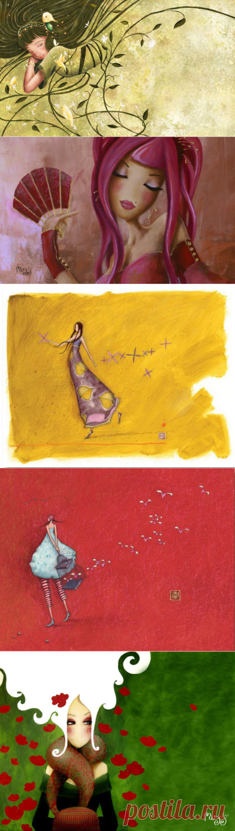 Текстильные фантазии и не только: Рисунки