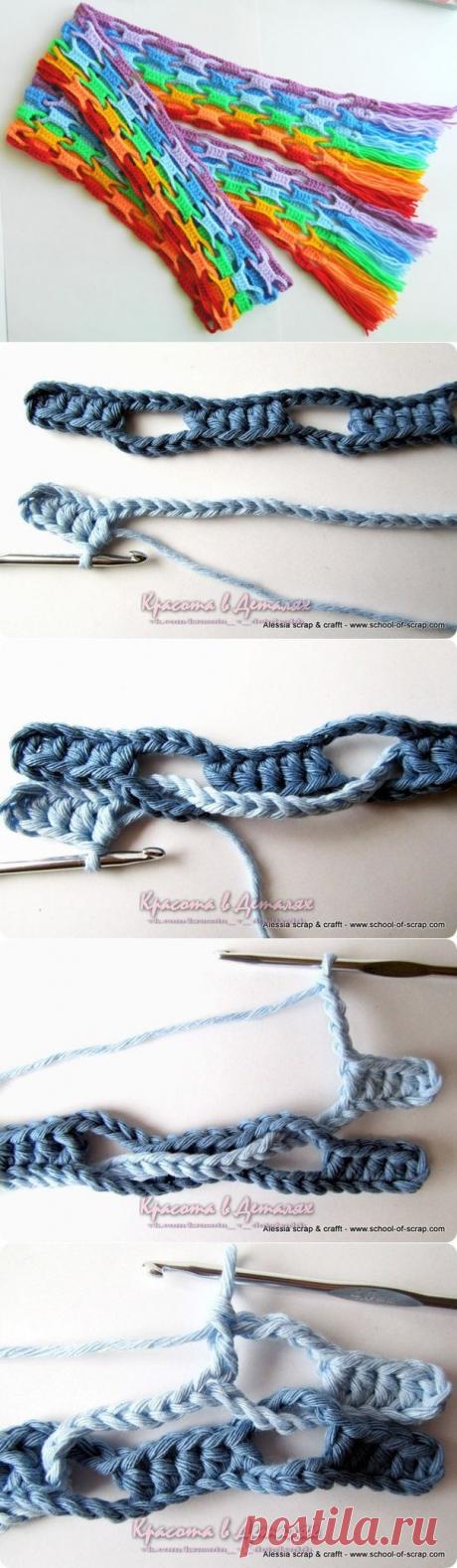 Интересная техника вязания крючком