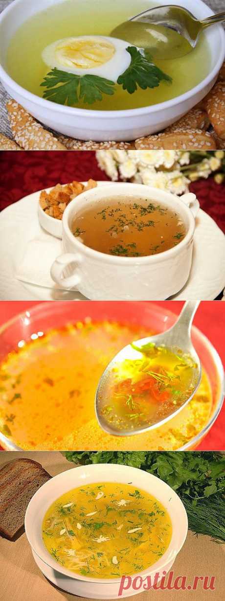 Куриные бульоны – вкусные, полезные и легкие! / Простые рецепты