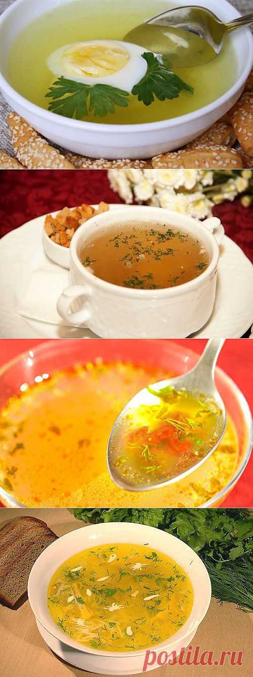 Куриные бульоны – вкусные, полезные и легкие! / Простые рецепты