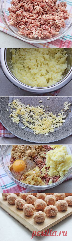 Фрикадельки как в Икеа - рецепт с пошаговыми фото / Меню недели