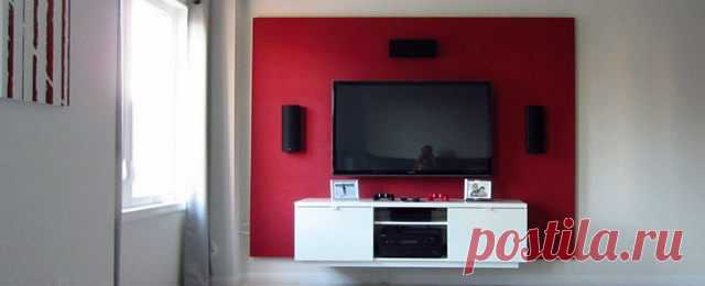 DIY Floating Wall - How To Build A Bachelor Pad TV Stand Want to make your bachelor pad look better? It's easier than you think! Learn how to build a floating wall TV stand in this DIY interior design guide.