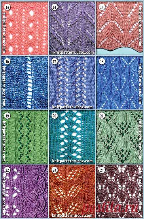 Архив материалов - Коллекция узоров и схем для вязания спицами