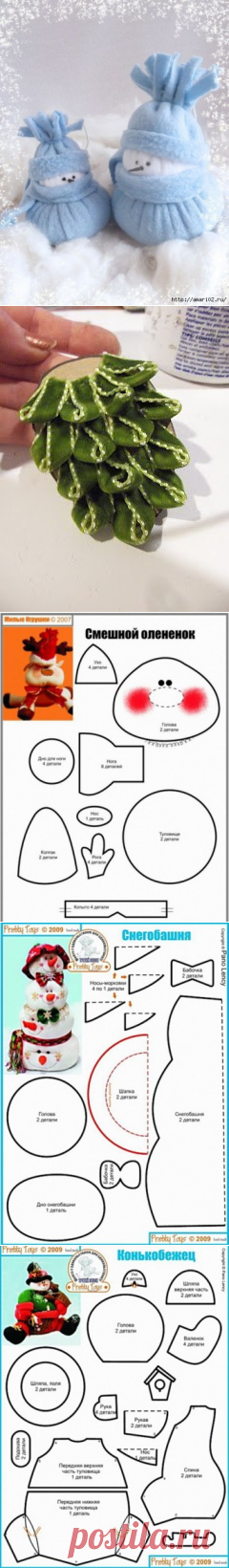 Новогодние идеи для декора , подарков, поделок все взято из интернета часть 5