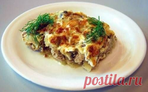 Мясо по-французски с картофелем / Простые рецепты