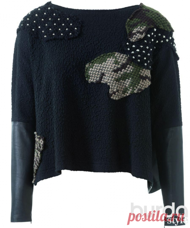 Пуловер: Burda 12/ 2014/ 102 / Burdastyle