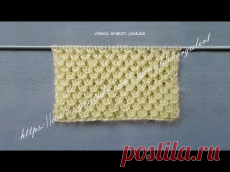 Bağlamalı Lastik Örgü Modeli Bayan Yelekleri Başlama Tekniği #69