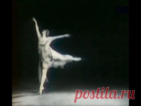 Anna Pavlova - 'La Nuit' (A Solo to Anton Rubenstein's Romance in E-flat Major op. 44)