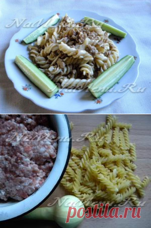 Макароны по-флотски с фаршем в мультиварке.