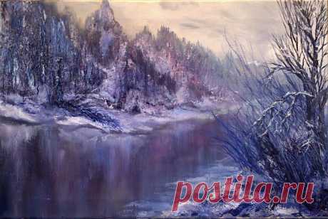 Масло, холст, 40х60см. Моя работа. Омка.