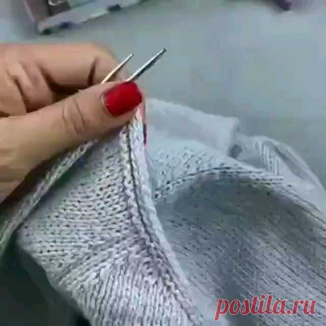 ОБРАБОТКА ГОРЛОВИНЫ шнуром I-cord.
За урок благодарность @katu_katrina 💥